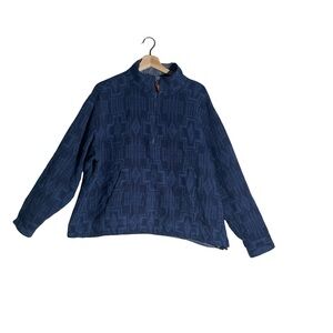 Pendleton Women’s Aztec Half Zip Pullover Sweater‎ Size XL